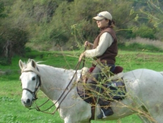  Pbaños a caballo en Córcega 